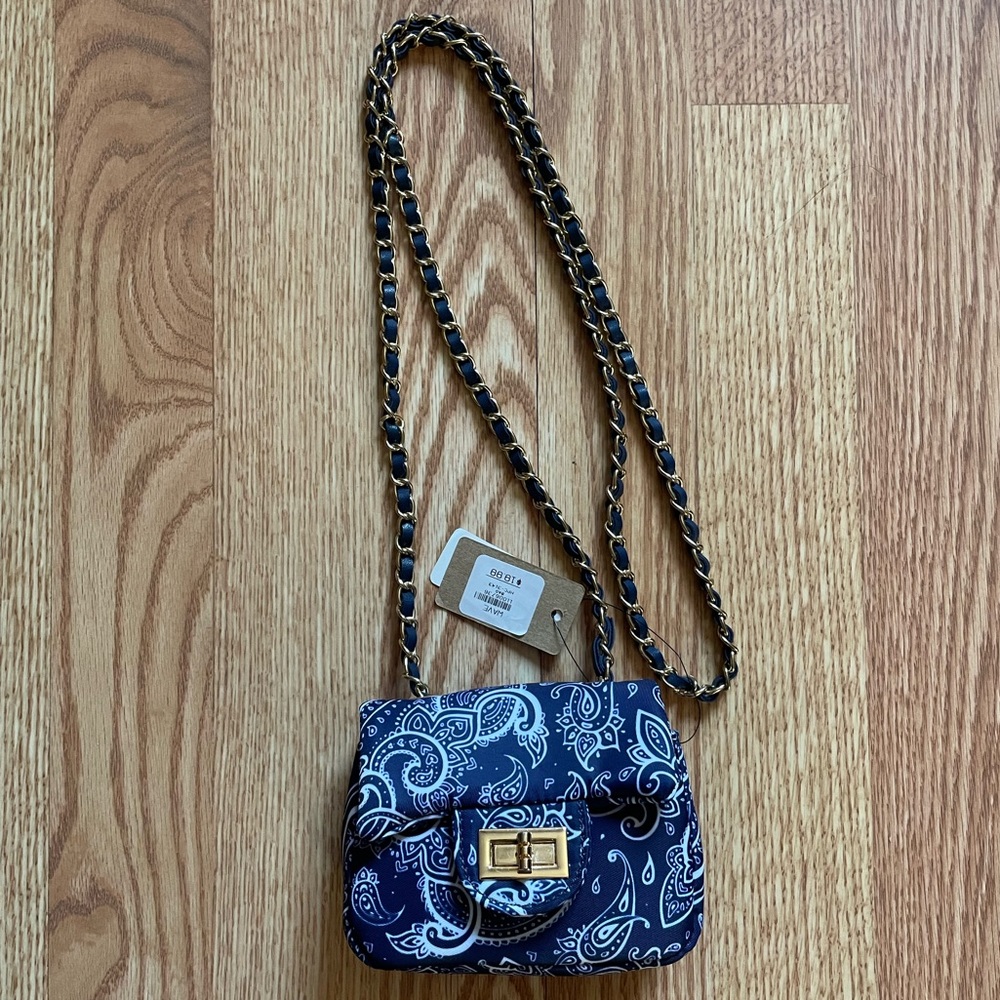 Nip Blue 💙 Mini Bandana Cross Body Bag